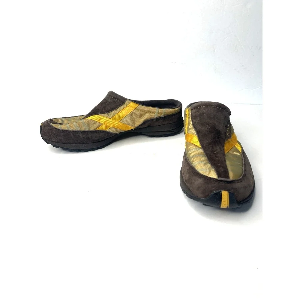Y2K Vintage Ralph Lauren Polo Sport Mule Slip On Sneaker X-67 Brown Size 7‎